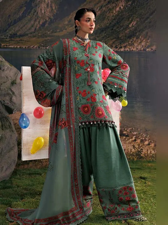 M.Basics AGLA Station by Maria.B Unstitched Khaddar Winter'26 (06A)