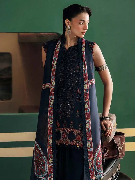 M.Basics AGLA Station by Maria.B Unstitched Khaddar Winter'26 (09A)