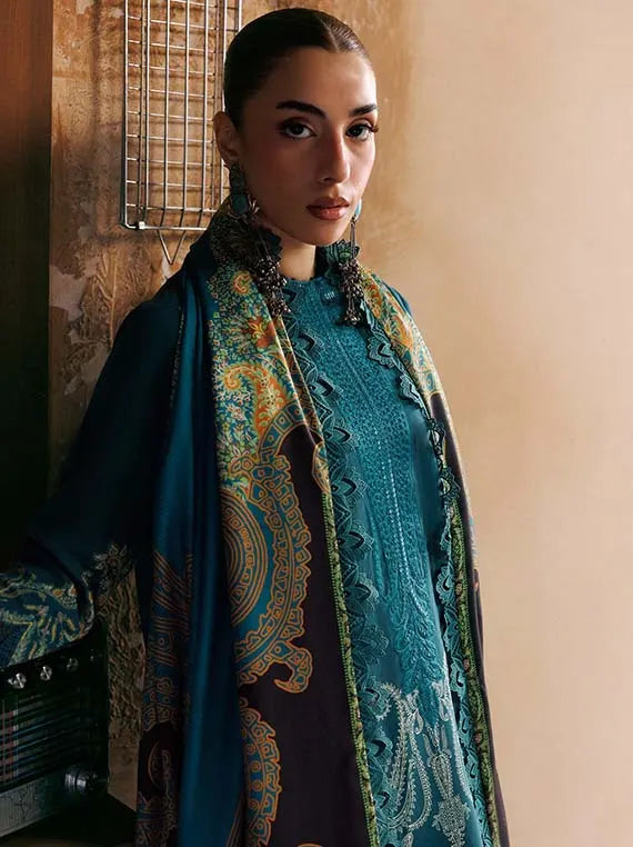 M.Basics AGLA Station by Maria.B Unstitched Khaddar Winter'26 (11A)