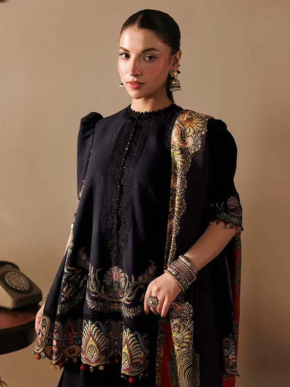 M.Basics AGLA Station by Maria.B Unstitched Khaddar Winter'26 (11B)