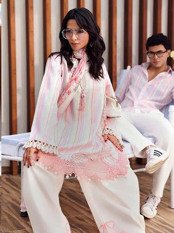 M.Prints SUN CLUB Luxury Lawn Collection 2026 by MARIA.B (MPT-3002-A)