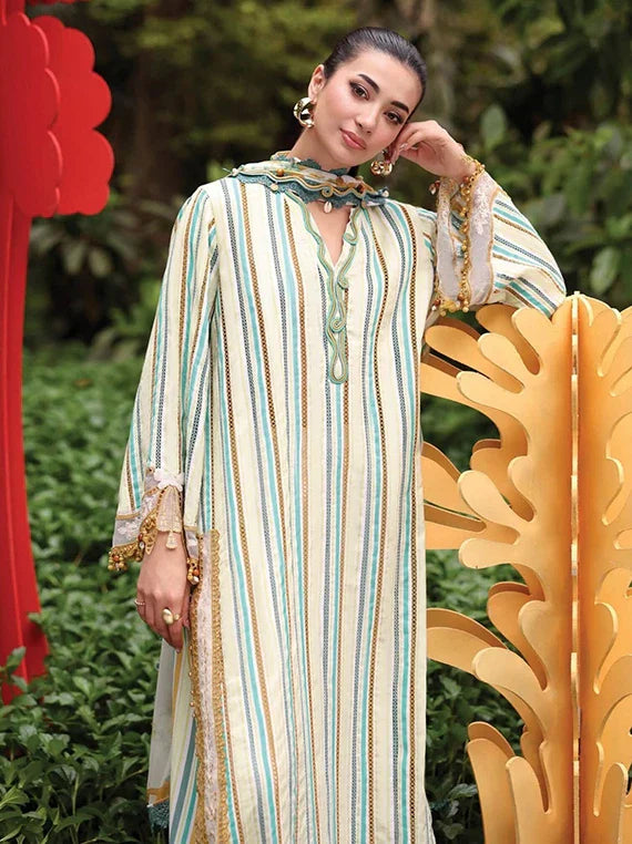 M.Prints SUN CLUB Luxury Lawn Collection 2026 by MARIA.B (MPT-3002-B)