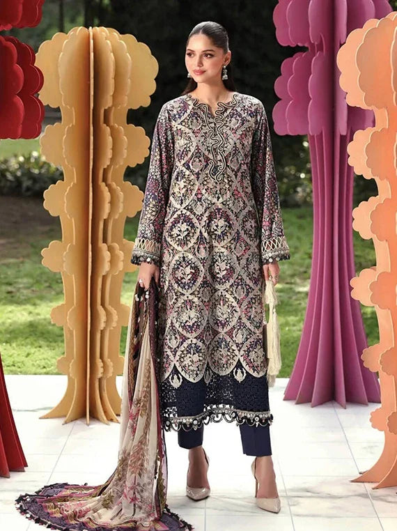 M.Prints SUN CLUB Luxury Lawn Collection 2026 by MARIA.B (MPT-3003-B)