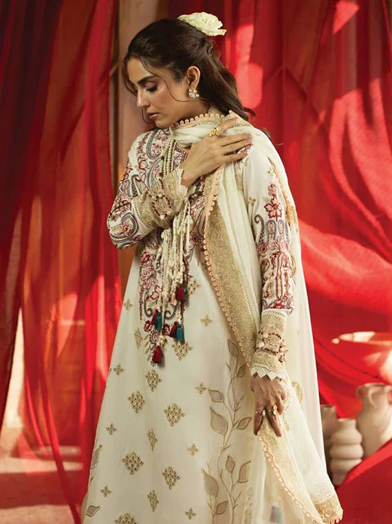 MAYA by IMROZIA SERENE Lux Lawn Collection 2026 (SL-150 AREEBA)
