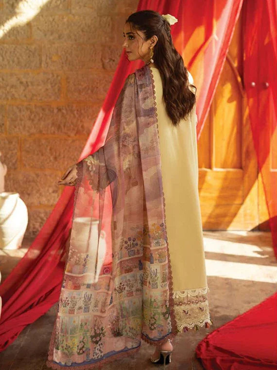 MAYA by IMROZIA SERENE Lux Lawn Collection 2026 (SL-151 NAEL)