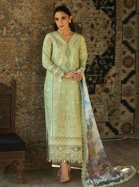 MAYA by IMROZIA SERENE Lux Lawn Collection 2026 (SL-152 AYLIN)