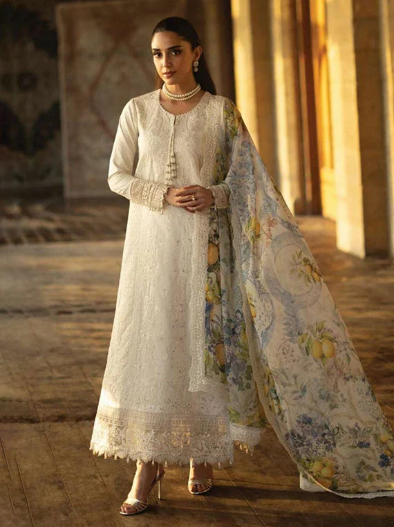 MAYA by IMROZIA SERENE Lux Lawn Collection 2026 (SL-154 INAYA)