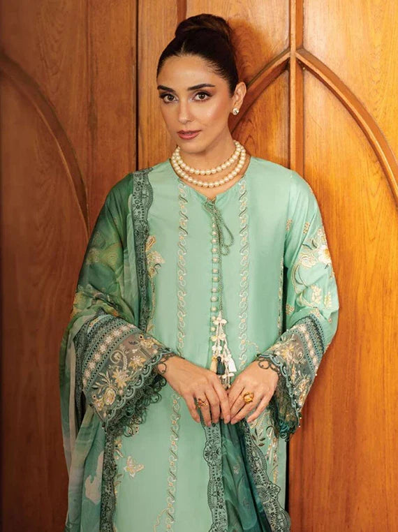 MAYA by IMROZIA SERENE Lux Lawn Collection 2026 (SL-156 YALINA)