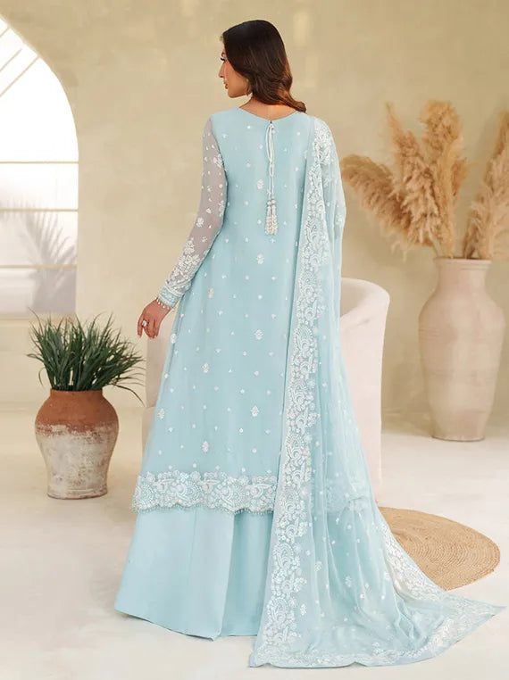 MEESA Zarif Exclusive Embroidered Net Collection 2025 (04-Munaar)