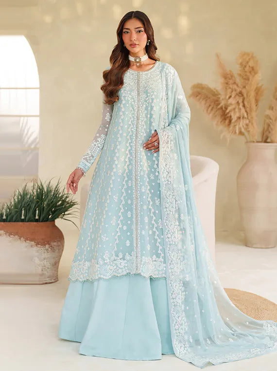 MEESA Zarif Exclusive Embroidered Net Collection 2025 (04-Munaar)