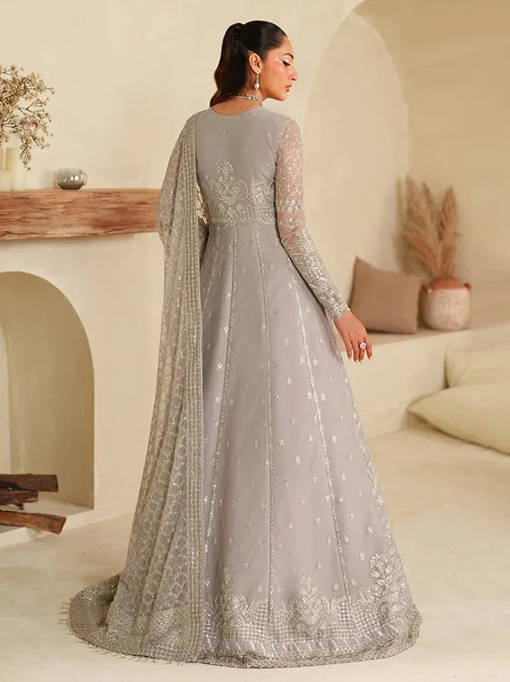 MEESA Zarif Exclusive Embroidered Net Collection 2025 (06-Lemha)