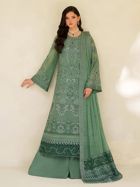 MEESA Zarif Exclusive Embroidered Net Collection 2025