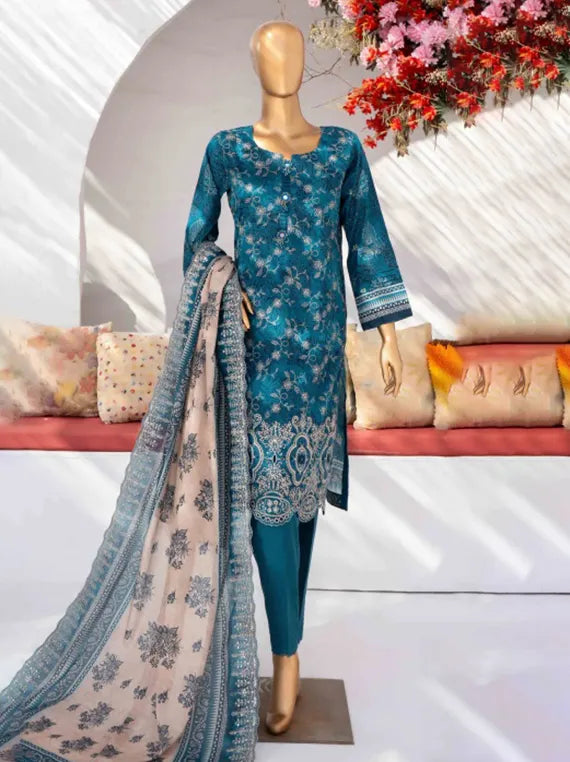 MEHAK Embroidered Lawn Collection 2026 (MKE-E-250139)