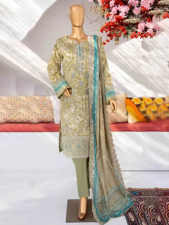 MEHAK Embroidered Lawn Collection 2026 (MKE-E-250140)