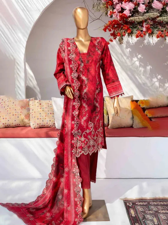 MEHAK Embroidered Lawn Collection 2026 (MKE-E-250144)