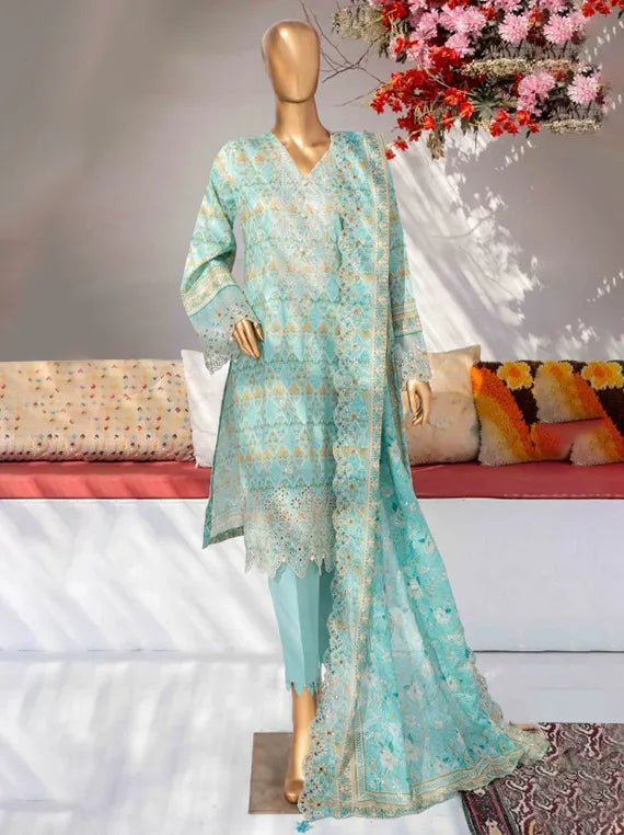 MEHAK Embroidered Lawn Collection 2026 (MKE-E-250145)