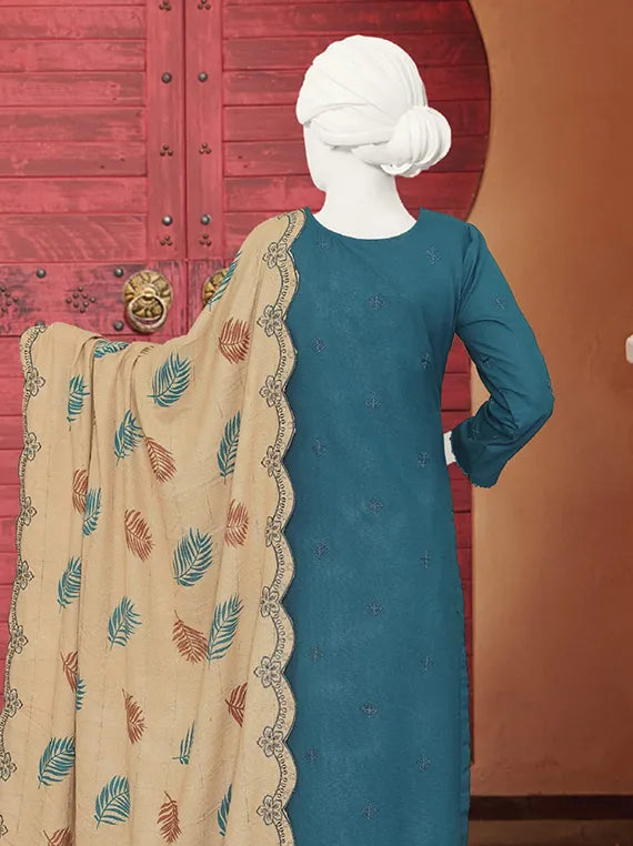 MEHFIL by ABC Embroidered Dhanak Collection 2025 Vol-02 (D-1295)