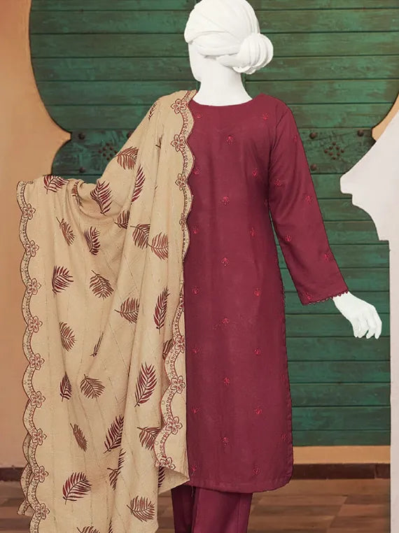 MEHFIL by ABC Embroidered Dhanak Collection 2025 Vol-02 (D-1296)