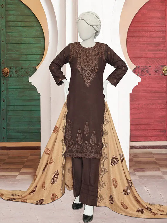 MEHFIL by ABC Embroidered Dhanak Collection 2025 Vol-02 (D-1298)