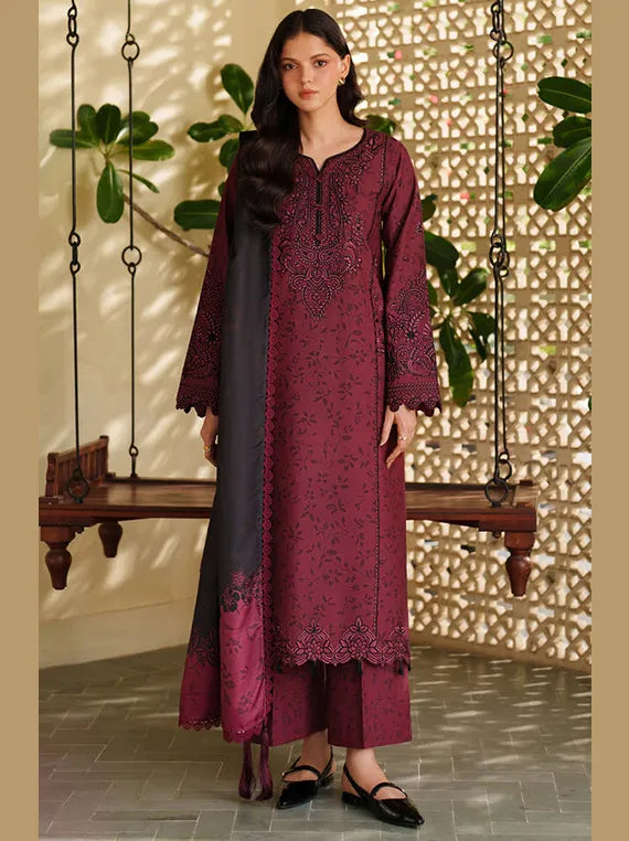 MELINE by Farasha Premium Viscose Collection 2025 (01-Sable Bloom)