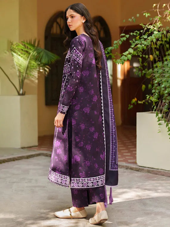 MELINE by Farasha Premium Viscose Collection 2025 (06-Plum Powder)