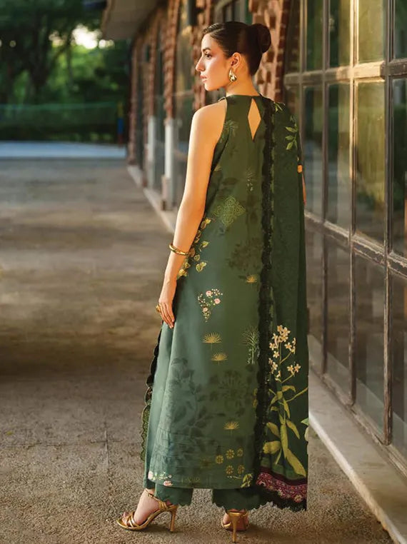 MERAKI Embroidered Viscose Collection 2025 by ASIFA and NABEEL (Jade Dusk)