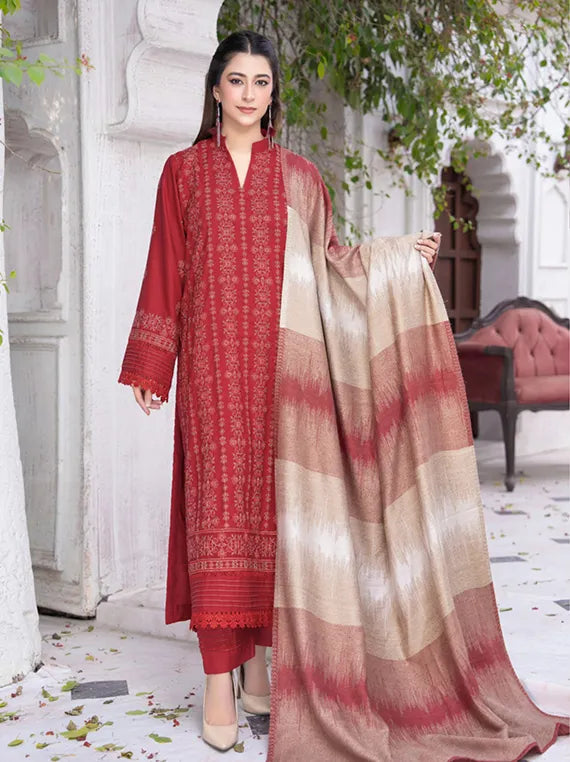 MERI ARZO Embroidered Dhanak Collection 2025 by Manizay (D-04)