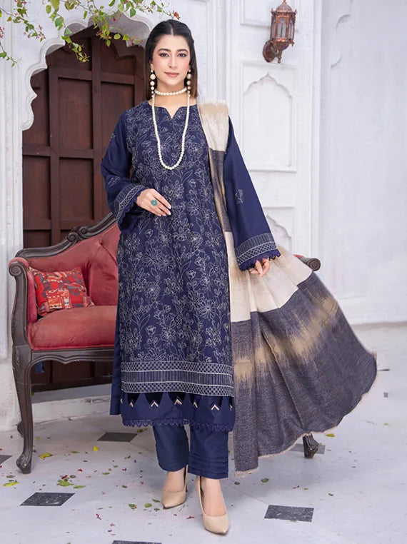MERI ARZO Embroidered Dhanak Collection 2025 by Manizay