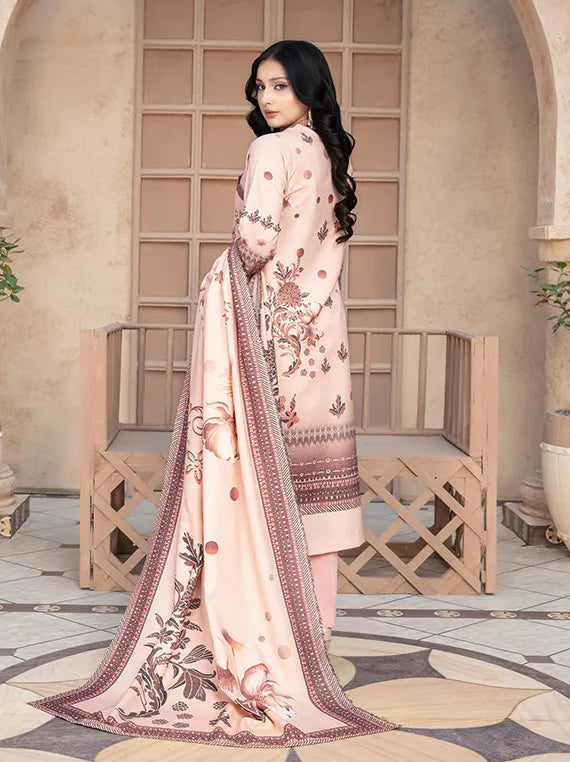 MODERN Digital Printed Peach Collection 2026 Vol-201 (D-05)