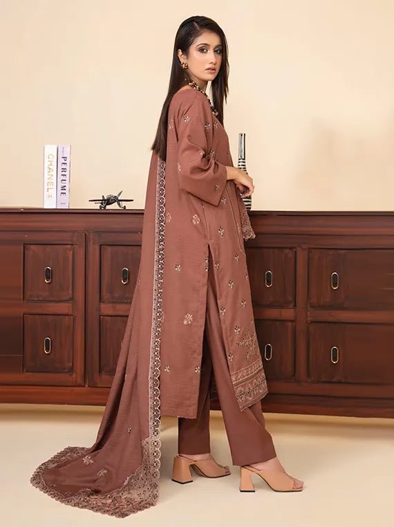 MODERN Embroidered Doria Dhanak Collection 2025 Vol-151 (MD-06)