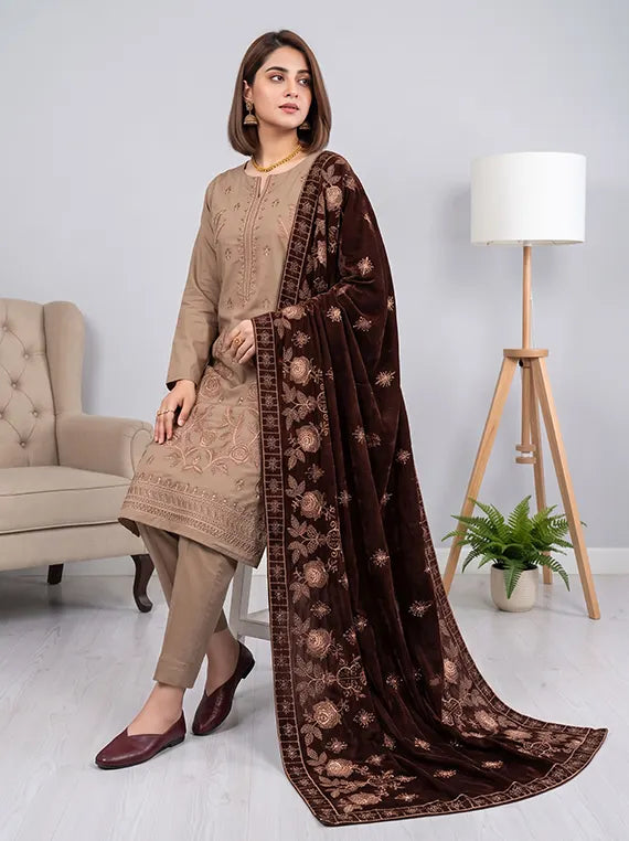 MODERN Luxury Embroidery Peach Winter Collection'26 Vol-170 (D-04)