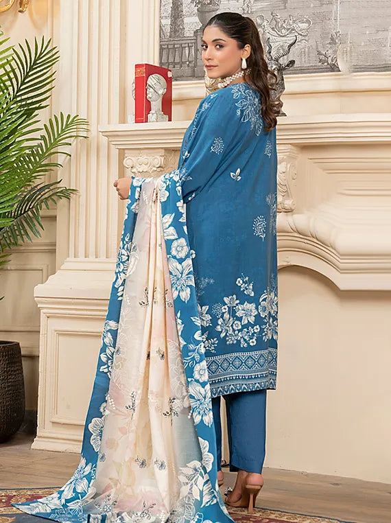 MODERN Printed Embroidered Dhanak Collection 2025 Vol-142 (MD-01)