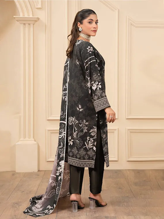 MODERN Printed Embroidered Dhanak Collection 2025 Vol-142 (MD-05)