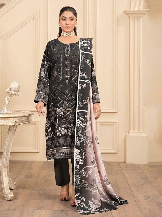 MODERN Printed Embroidered Dhanak Collection 2025 Vol-142 (MD-05)