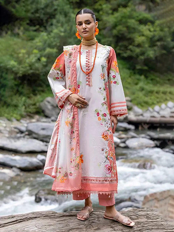 MONSOON by Alzohaib Printed Cambric Collection 2025 Vol-02 (D-02)