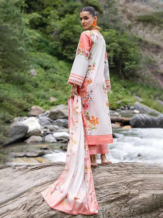 MONSOON by Alzohaib Printed Cambric Collection 2025 Vol-02 (D-02)
