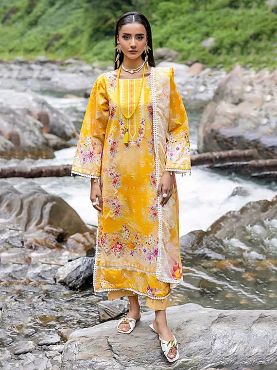 MONSOON by Alzohaib Printed Cambric Collection 2025 Vol-02 (D-08)