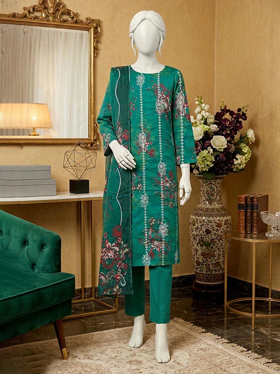 MOON by Abc Embroidered Slub Lawn Collection 2026 (D-05)