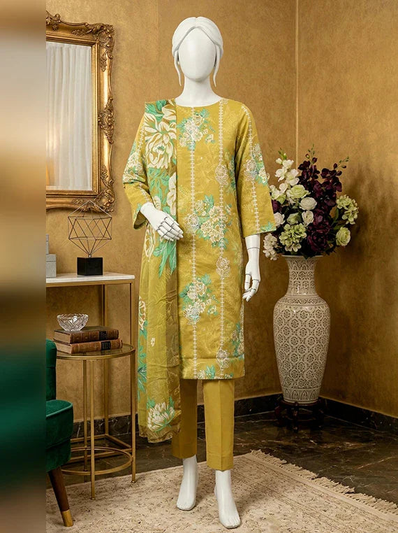 MOON by Abc Embroidered Slub Lawn Collection 2026 (D-06)