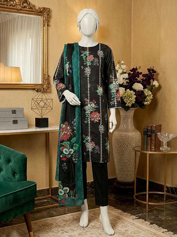 MOON by Abc Embroidered Slub Lawn Collection 2026 (D-08)
