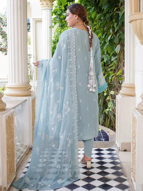 MOR-E-PIYA Embroidered Karandi Collection 2025 by Manizay (D-08)