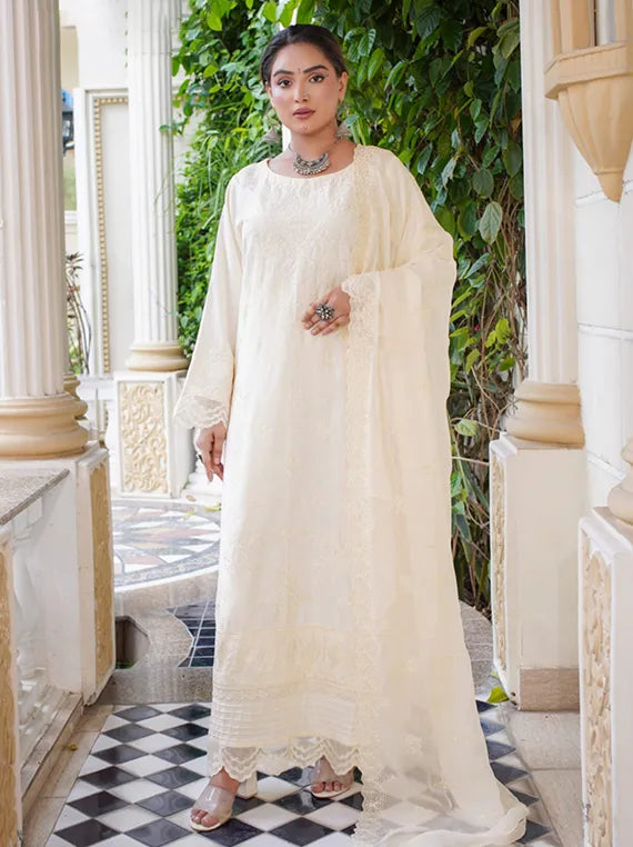 MOR-E-PIYA Embroidered Karandi Collection 2025 by Manizay