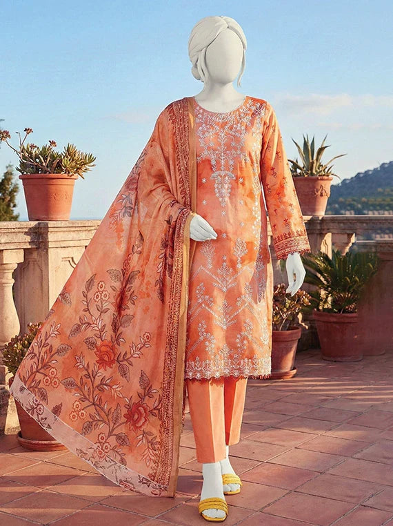 MULAQAT by ABC Embroidered Lawn Collection 2026 Vol-02 (D-05)