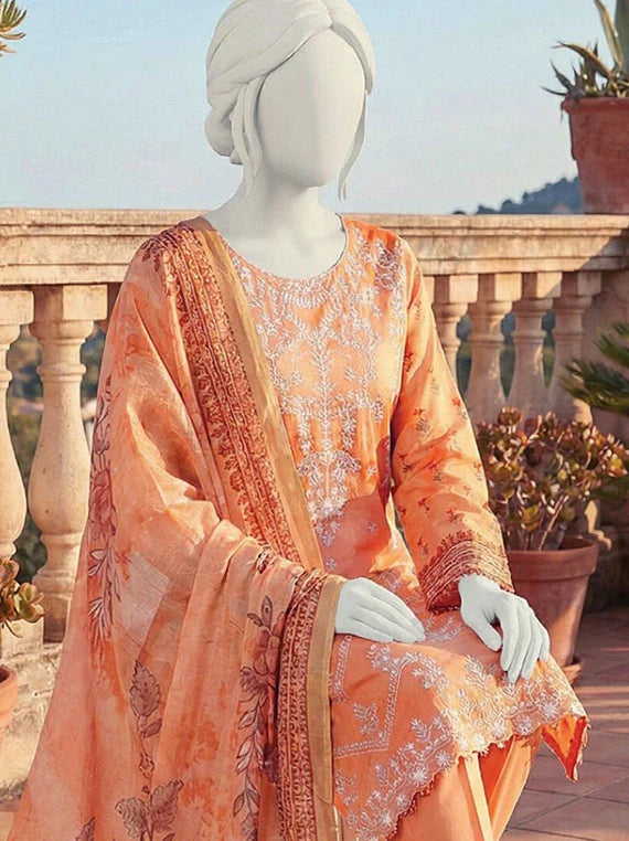 MULAQAT by ABC Embroidered Lawn Collection 2026 Vol-02 (D-05)