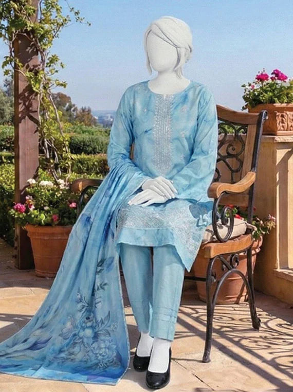 MULAQAT by ABC Embroidered Lawn Collection 2026 Vol-02 (D-06)