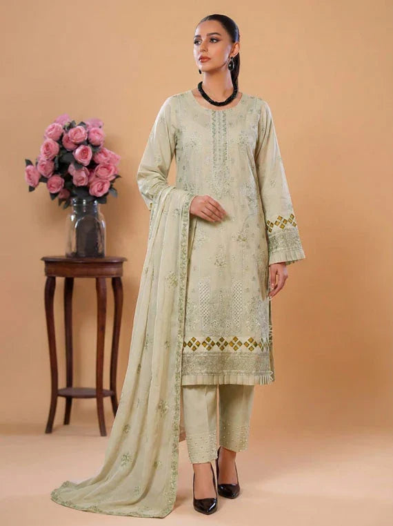 MUSKAN by Pearl Arts Slub Lawn Collection 2026 Vol-51 (D-03)