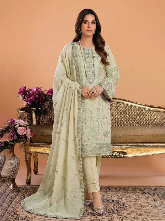 MUSKAN by Pearl Arts Slub Lawn Collection 2026 Vol-51 (D-07)