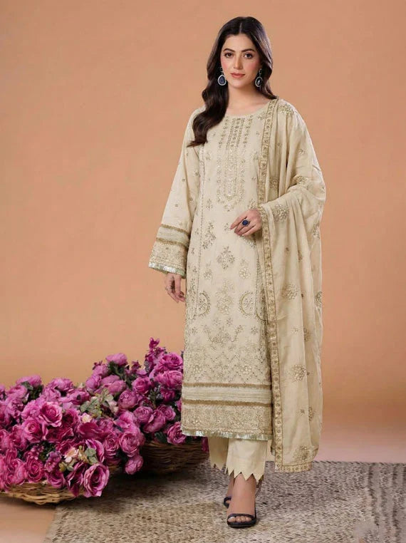 MUSKAN by Pearl Arts Slub Lawn Collection 2026 Vol-51 (D-08)