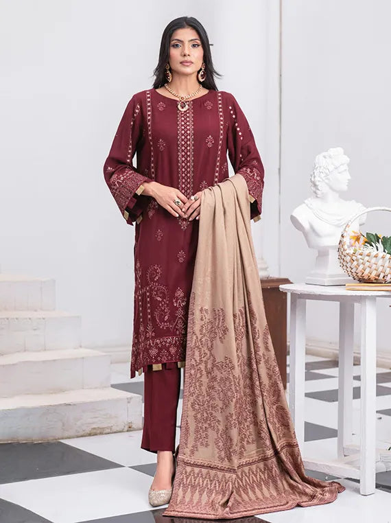 MUSKAN by Wania Embroidered Zari Peach Collection 2025 Vol-02