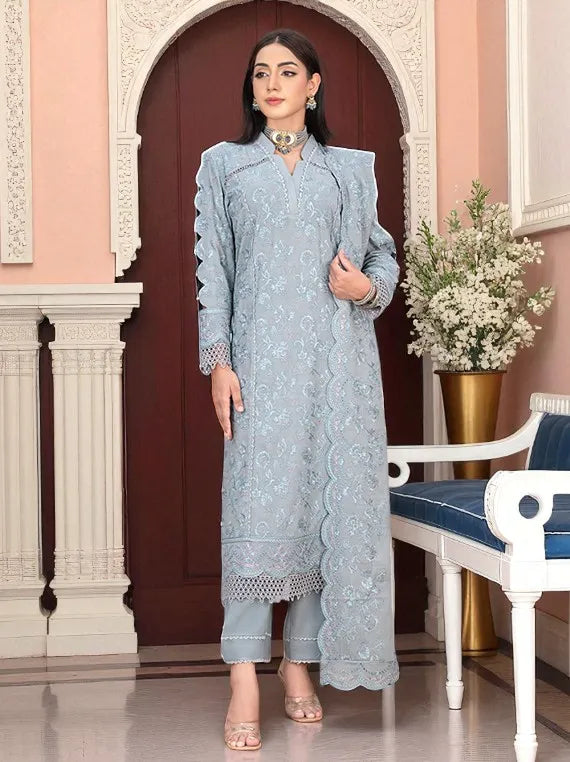 MYSHA by Wania Embroidered Zari Peach Collection 2025 (WL-91)